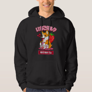 Schattigee Corgi 90s Japanese Otaku Stijlvolle Est Hoodie