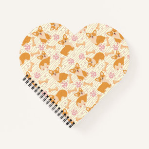 Schattigee corgi honden notitieboek