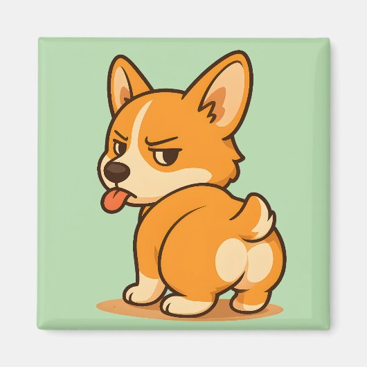 Schattigee Corgi Keuken Decor Magneten | Speelse h (Voorkant)