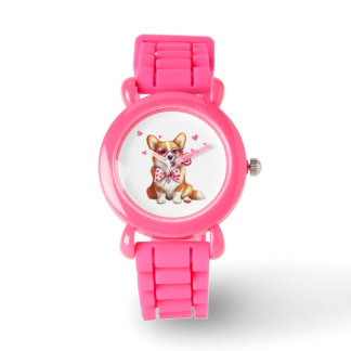 Schattigee Corgi Kinderen Watch Horloge