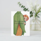 Schattigee Corny Valentijn  Feestdagenkaart (Staand voorkant)