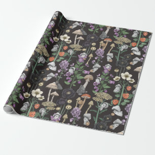 Schattigee Cottagecore Ghosts Herfst Halloween Bab Cadeaupapier