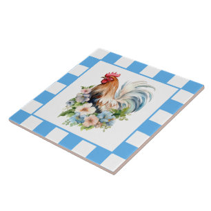 Schattigee Country kipliefhebbers Tegeltje