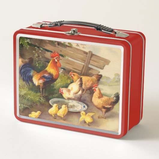 Schattigee  Country Rooster receptendoos (Voorkant)