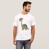 Schattigee cowboydinosaurus t-shirt (Voorkant volledig)