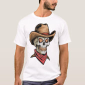 Schattigee cowboyschedel - hartogen t-shirt (Voorkant)