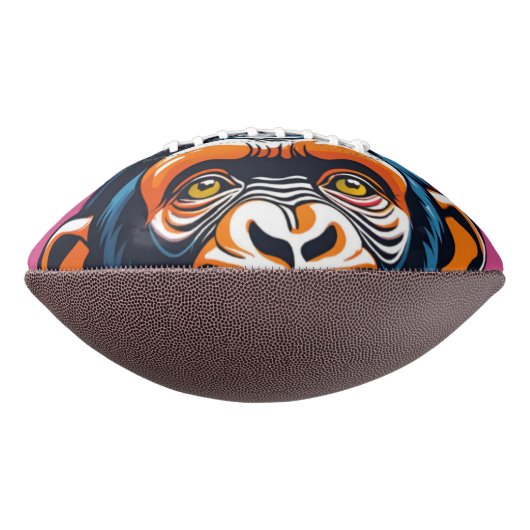 Schattigee Crazy Funny Chimpanzee American Football (Gedraaid 270)