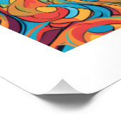 Schattigee Crazy Funny Chimpanzee Perfect Poster (Hoek)