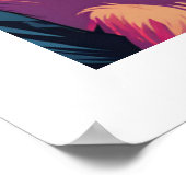 Schattigee Crazy Funny Chimpanzee Poster (Hoek)