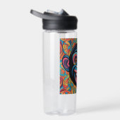 Schattigee Crazy Funny Chimpanzee Waterfles (Rechts)