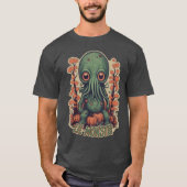 Schattigee Cthulhu in Pumpkin Patch  Style T-shirt (Voorkant)