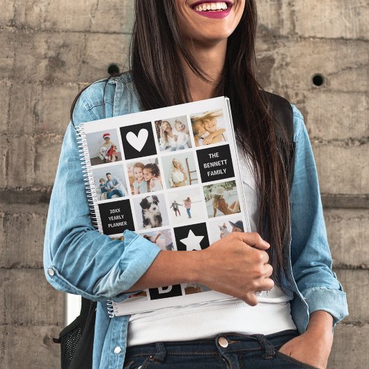 Schattigee Cube Gepersonaliseerde Fotocollage Keep Planner