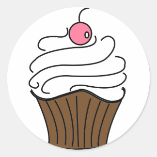 Schattigee Cupcake Stickers