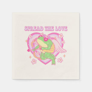 Schattigee Cupido Frog - Spreid de Liefde Servet