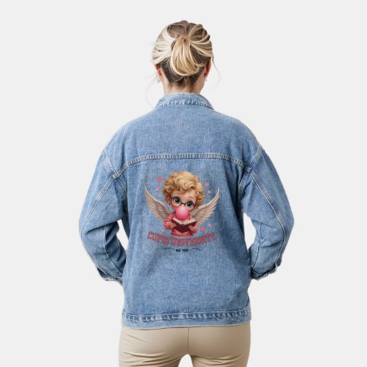 Schattigee Cupido University Bubblegum Angel esthe Denim Jacket (Model)