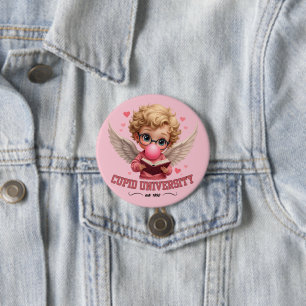 Schattigee Cupido University Bubblegum Angel esthe Ronde Button 7,6 Cm