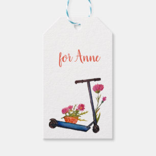 Schattigee Custom Artistic Girlie Gift Label Cadeaulabel