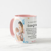 Schattigee Custom Baby Meisje Christelijk Souvenir Mok (Voorkant links)