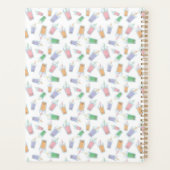 Schattigee Custom Bubble Tea Boba Pastel Planner (Achterkant)