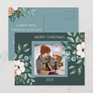 Schattigee Custom Couples Kerst Feestdagenkaart