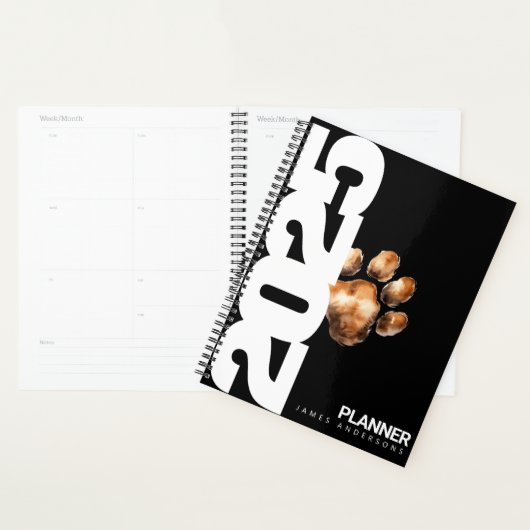 Schattigee Custom Modern Pet Lovers 2025 Planner (Display)
