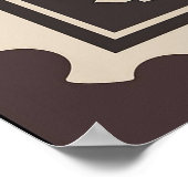 Schattigee Dachshund Superhero Poster (Hoek)