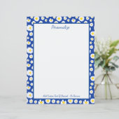 Schattigee Daisy Bloemen Patroon Personaliseren (Staand voorkant)