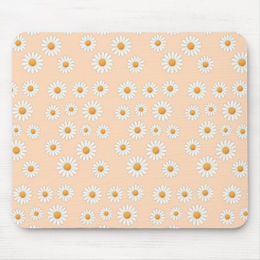 Schattigee Daisy Floral – Esthetische Bureau Acces Muismat (Voorkant)