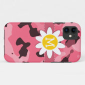 Schattigee Daisy op Brink Roze Camo; Camouflage Case-Mate iPhone Case (Achterkant (horizontaal))
