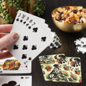 Schattigee Dalmatische naadloos Pokerkaarten (Insitu)