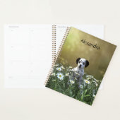 Schattigee Dalmatische puppy in madeliefjes Planner (Display)