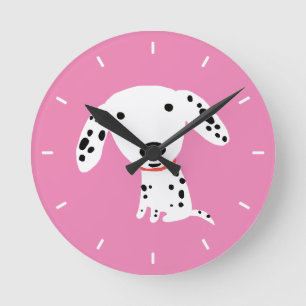 Schattigee Dalmatische Puppy Schattige Baby Animal Ronde Klok