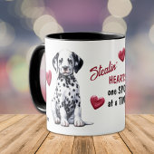 Schattigee Dalmatische Puppy Stealing Hearts Mok