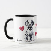 Schattigee Dalmatische Puppy Stealing Hearts Mok (Links)