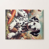  Schattigee Dalmatische Schilderij Legpuzzel (Horizontaal)