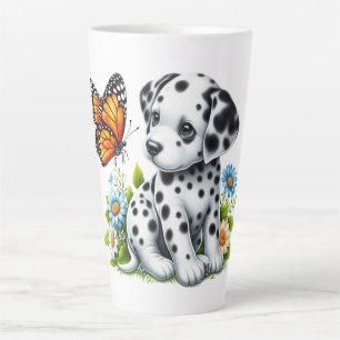 Schattigee Dalmatische/Vlinder vrienden Latte Mok