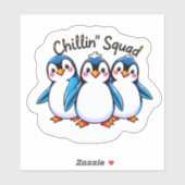 Schattigee Dancing Penguins Chillin' Squad Sticker (Vel)