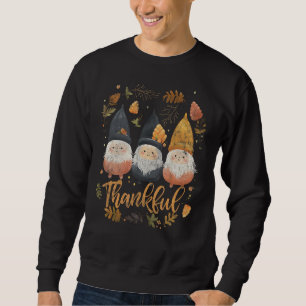 Schattigee Dankbare Herfst Gnomes Vrouwen Hallowee Trui