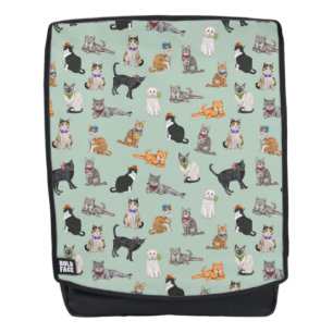 Schattigee Dapper Katten Cat Pattern Rugtassen