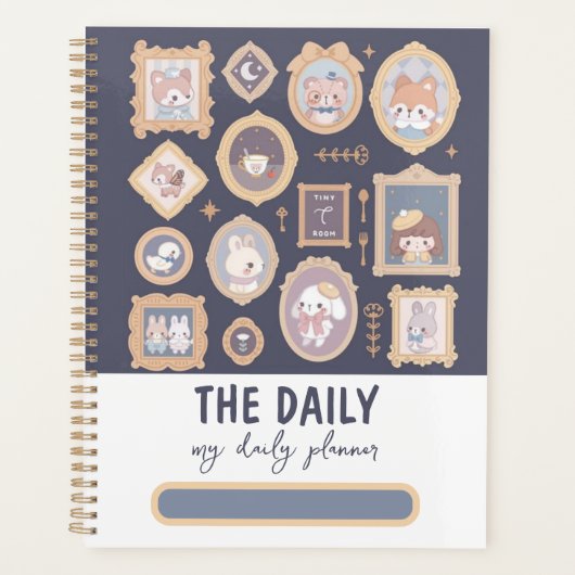 Schattigee Dark Daily Planner (Voorkant)