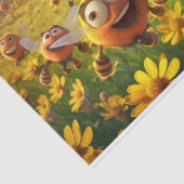 Schattigee Decoupage kinder bijenliefhebbers Tissuepapier (Detail)