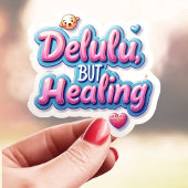 Schattigee Delulu maar genezing Sticker
