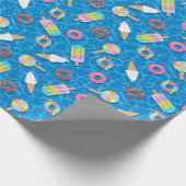 Schattigee desserts cadeaupapier (Hoek)