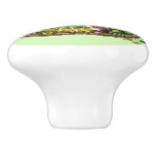 Schattigee dierenvrienden in het bos keramische knop (Zijkant)