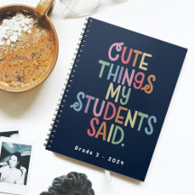 Schattigee dingen die mijn student zei Notitieboek