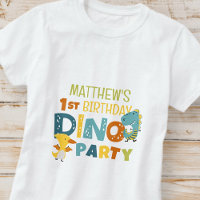 Schattigee Dino Dinosaur Kind verjaardagsfeestje