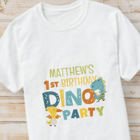 Schattigee Dino Dinosaur Kind verjaardagsfeestje