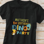 Schattigee Dino Dinosaur Kind verjaardagsfeestje T-shirt