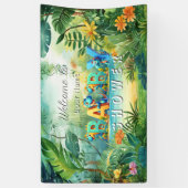Schattigee Dinosaur Baby shower Banner (Verticaal)