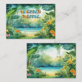 Schattigee Dinosaurus Baby shower Enclosure Kaart (Voorkant / Achterkant)